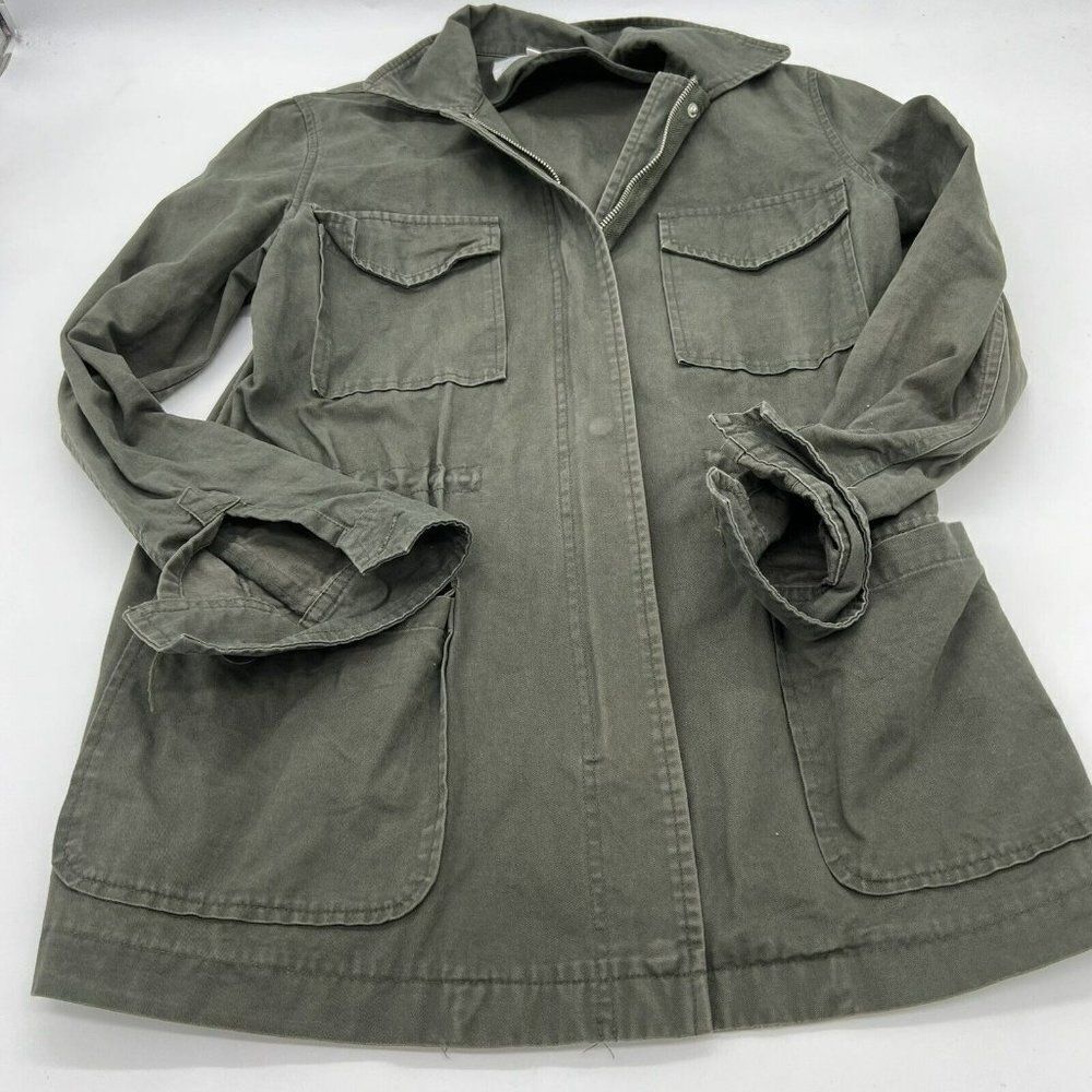 cupcakes and cashmere size XSmall Green Army Utility Jacket